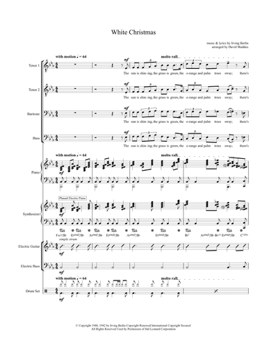 White Christmas (arr. David Maddux)