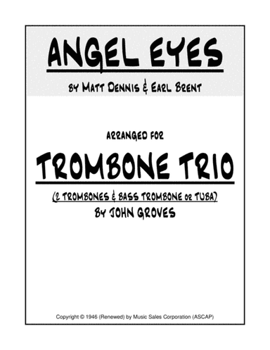 Angel Eyes (arr. John Groves)