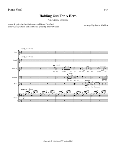 Holding Out For A Hero (arr. David Maddux)