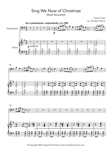 Sing We Now of Christmas (Noël Nouvelet) (arr. Christian Morris)