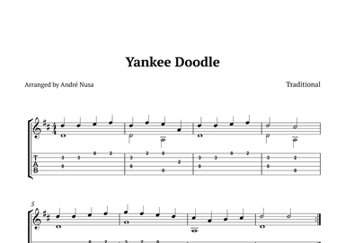 Yankee Doodle (arr. André Nusa)