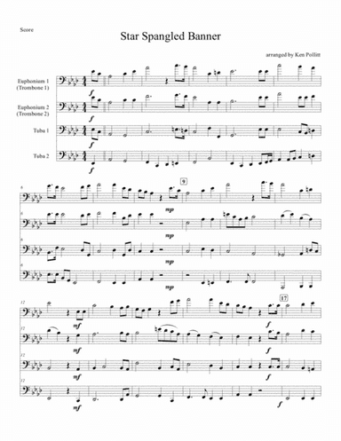 Star Spangled Banner (arr. Ken Pollitt)