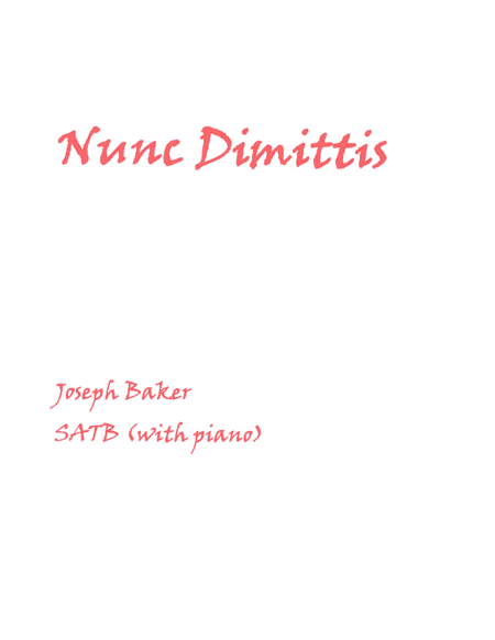 Nunc Dimittis