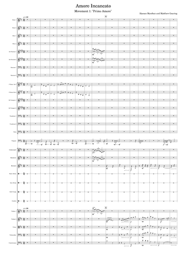 Amore Incantato - Movement 1: Primo Amore (First love) - Score Only