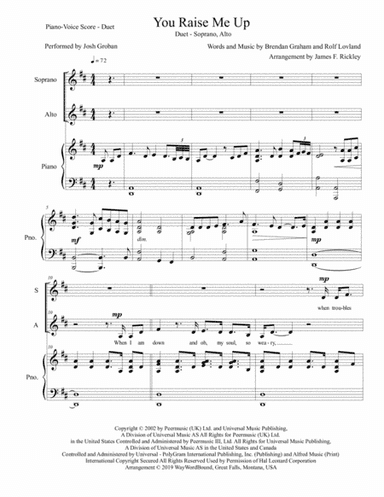 You Raise Me Up (arr. James F. Rickley)