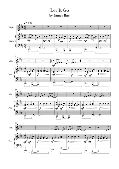 Let It Go (arr. Anya Alston)