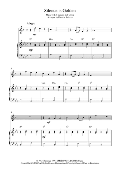 Silence Is Golden (arr. Kaiserin Rebecca)