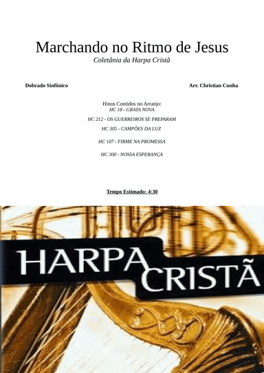Marchando no Rítmo de Jesus HC (arr. Arranger Christian Cunha)