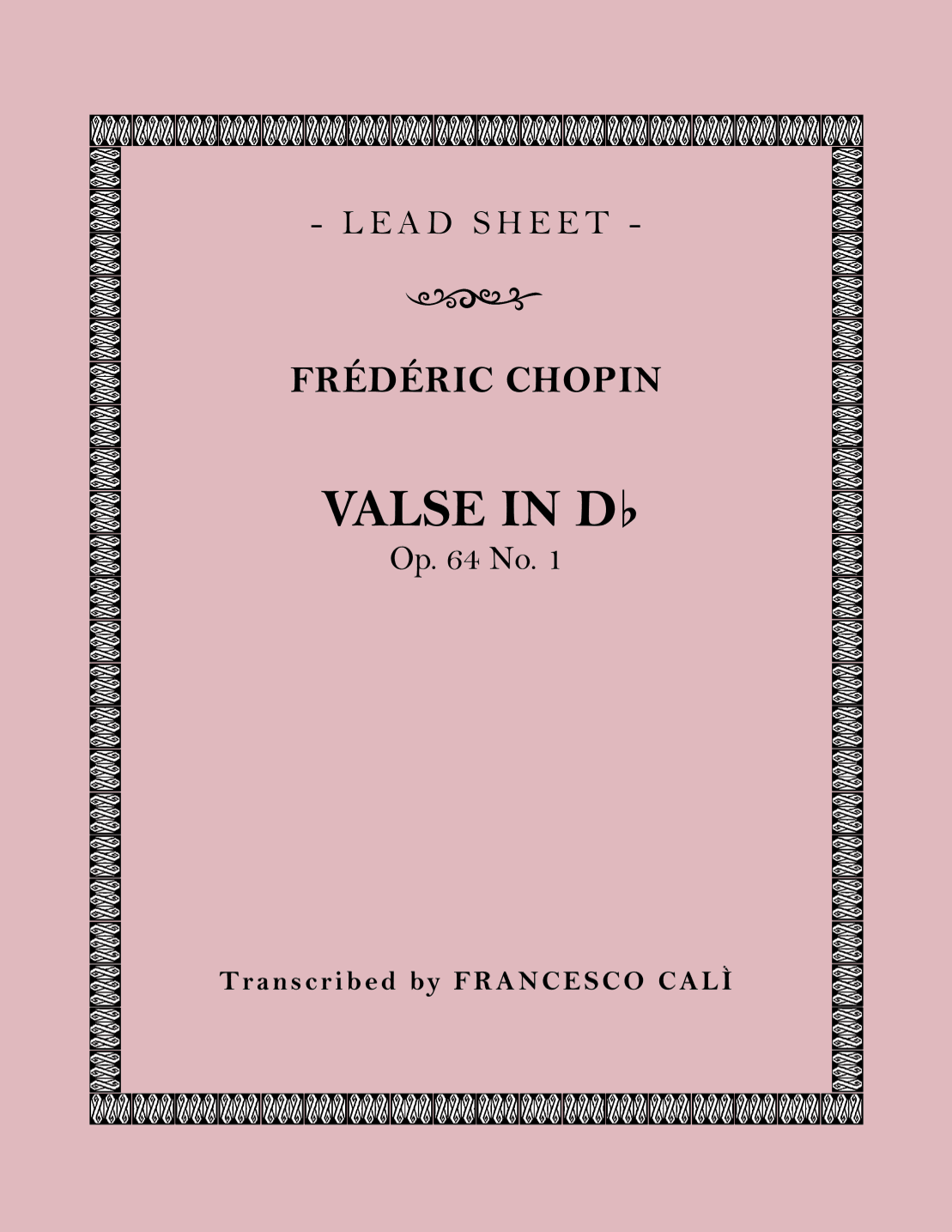 Valse in Db (Op. 64 No. 1) (arr. Francesco Calì)