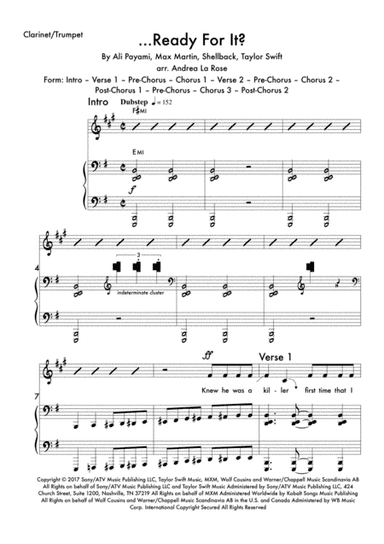 ...ready For It? (arr. Andrea La Rose)