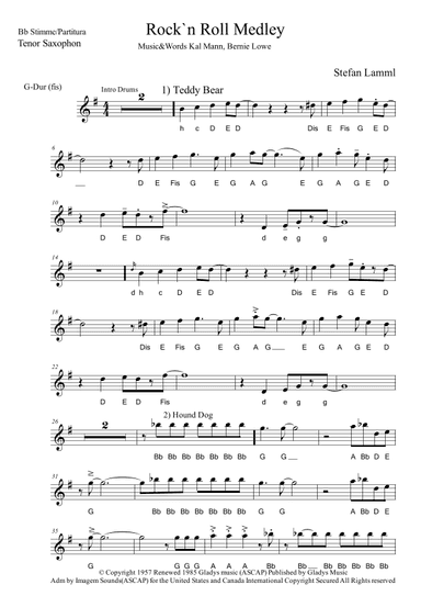 (let Me Be Your) Teddy Bear (arr. Stefan Lamml)