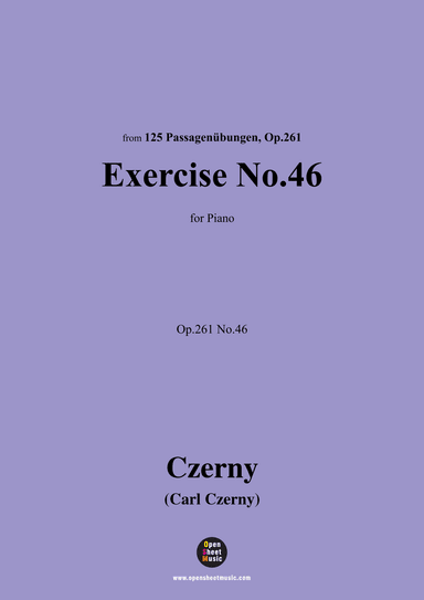 C. Czerny-Exercise No.46,Op.261 No.46 (arr. OSM Press)