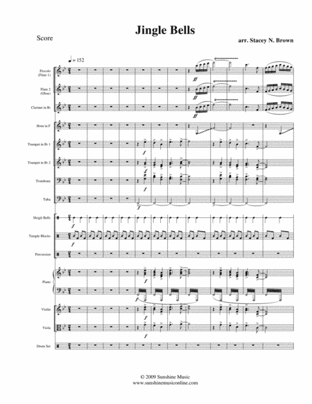 Jingle Bells (arr. Sunshine Music)