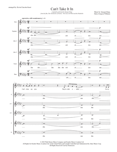 Can't Take It In (arr. Kevin Cincotta-Guest)