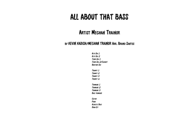 All About That Bass (arr. Bruno Santos)