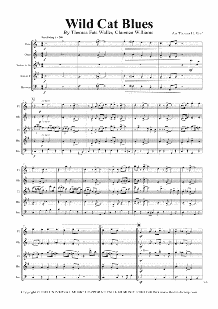 Wildcat Blues (arr. Thomas H. Graf)
