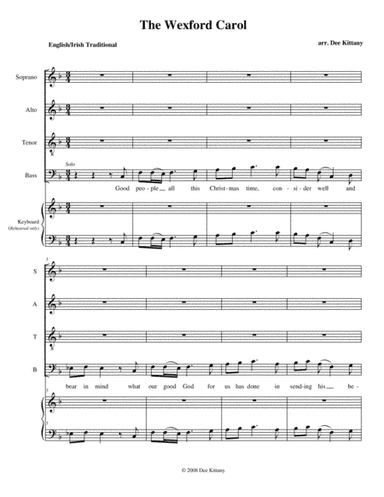 The Wexford Carol (arr. Dee Kittany)