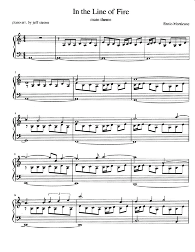 In The Line Of Fire (arr. jeff siesser)