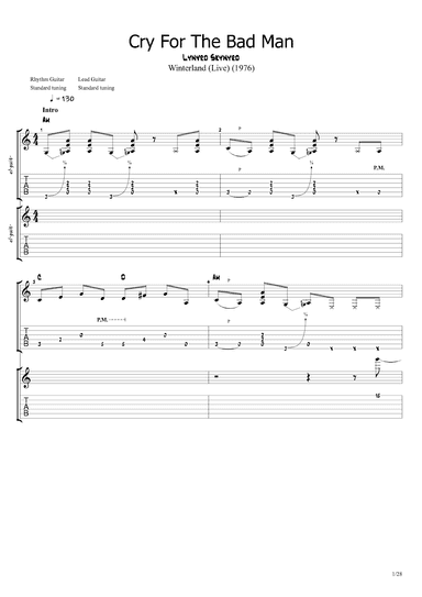 Cry For The Bad Man (arr. Z Executor)