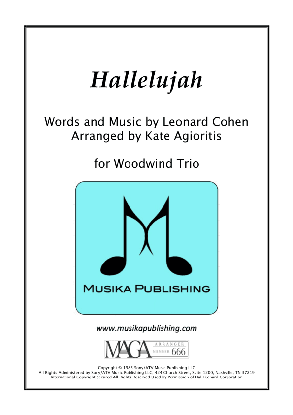 Hallelujah (arr. Kate Agioritis)