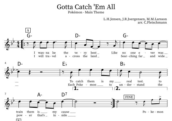 Gotta Catch Em All (arr. Christoph Fleischmann)