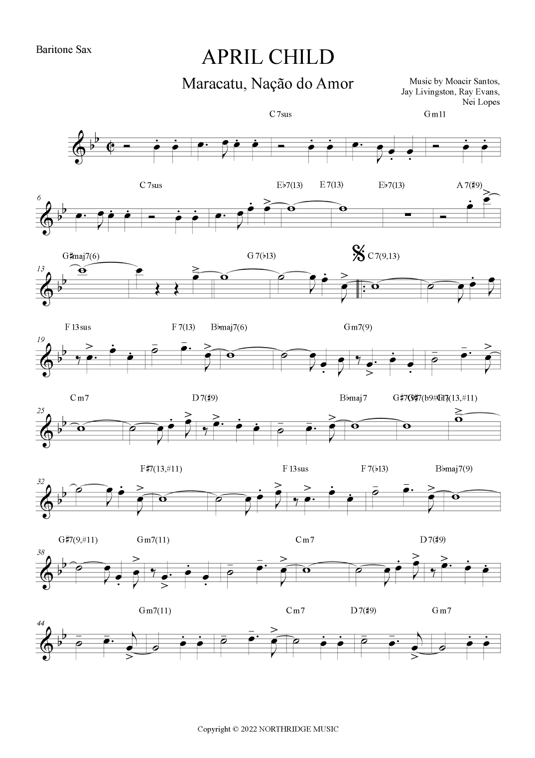 April Child (arr. The Sheet Music Library)