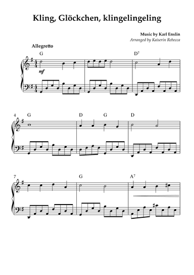 Kling, Glöckchen, klingelingeling (arr. Kaiserin Rebecca)