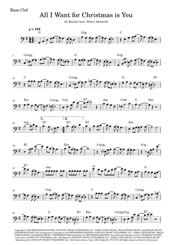 All I Want For Christmas Is You (arr. Fabio Eduardo de Oliveira)