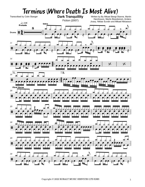 Terminus Where Death Is Most Alive (arr. Colin Stanger)