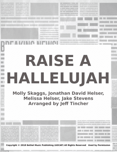 Raise A Hallelujah (arr. Jeff Tincher)