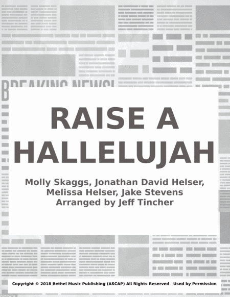 Raise A Hallelujah (arr. Jeff Tincher)