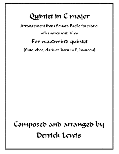 Woodwind Quintet in C; Finale (Vivo)