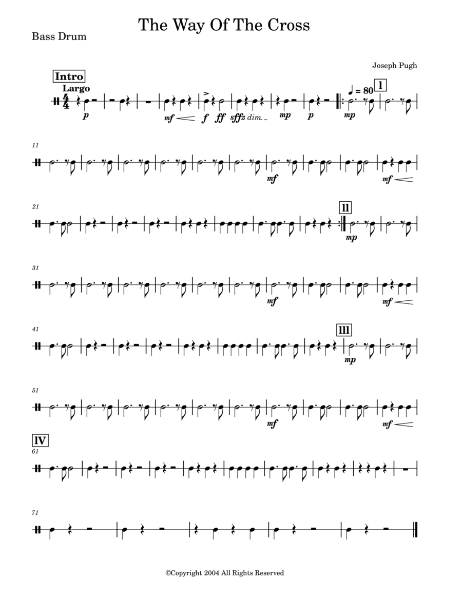 The Way Of The Cross(Choir and Orchestra)