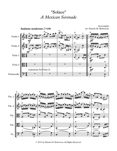 Solace - A Mexican Serenade (arr. Pamela M. Robertson)