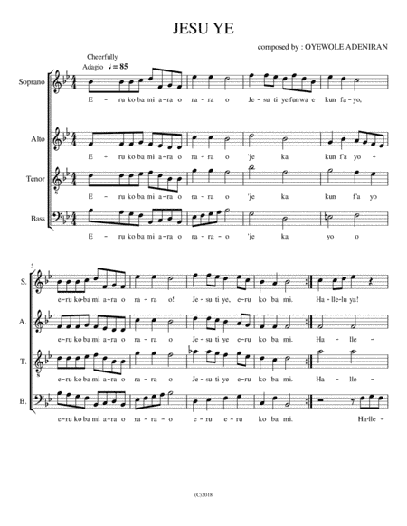 JESU YE (JESUS LIVES)