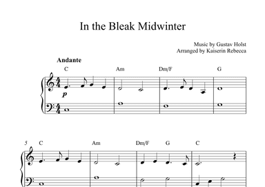In the Bleak Midwinter (arr. Kaiserin Rebecca)