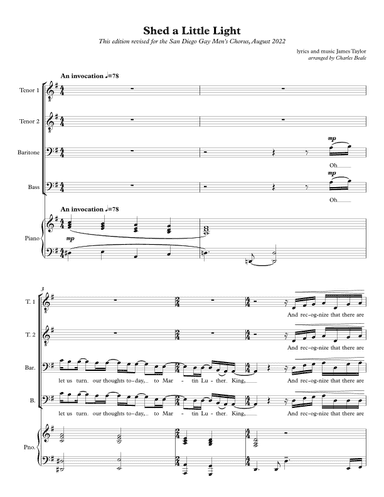 Shed A Little Light (arr. Charles Beale)