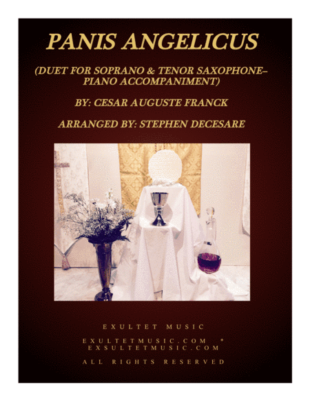 Panis Angelicus (Duet for Soprano and Tenor Saxophone - Piano Accompaniment) (arr. Stephen DeCesare)