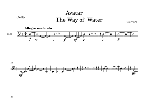 The Way Of Water (arr. julio cesar)