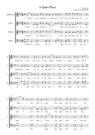 A Quiet Place for Chamber Voices