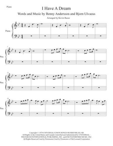 I Have A Dream (arr. Kevin Busse)