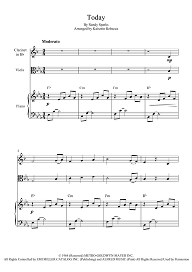 Today (arr. Kaiserin Rebecca)
