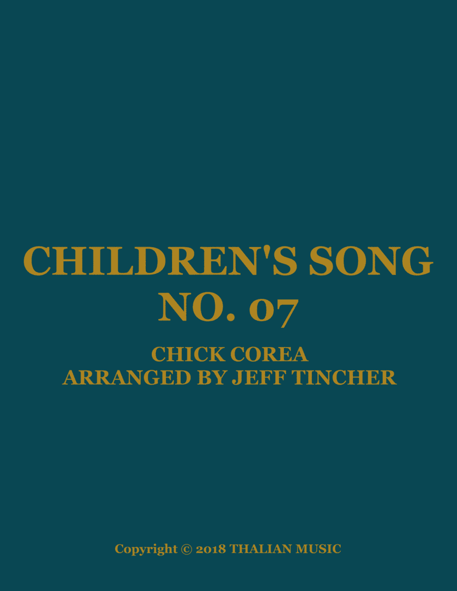 Children's Song No. 7 (arr. Jeff Tincher)