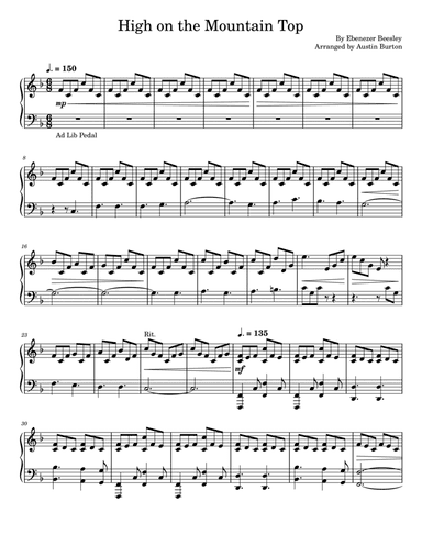 High on the Mountain Top (arr. Austin Burton)