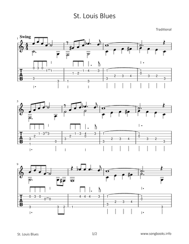 St. Louise Blues (arr. Bettina Schipp)