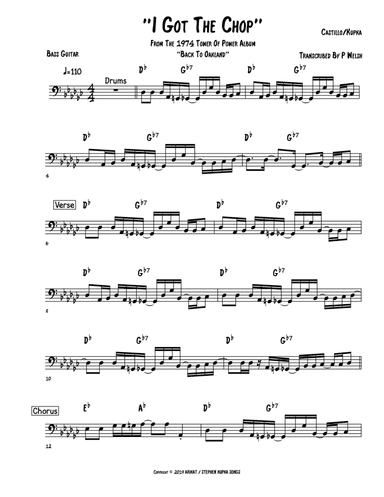 I Got The Chop (arr. Paul welsh)