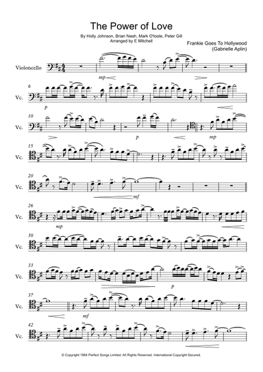 The Power Of Love (arr. E Mitchell)