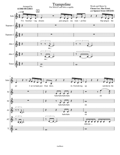 Trampoline (arr. Audrianna Hughes)