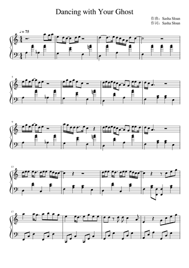 Dancing With Your Ghost (arr. Sasha Sloan)