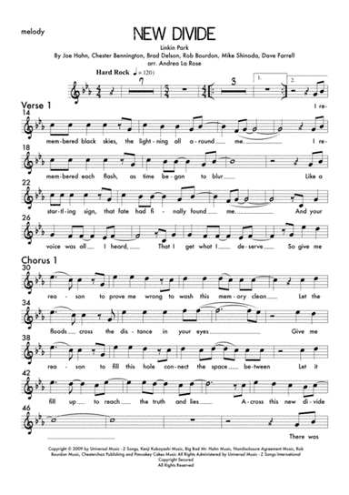 New Divide (arr. Andrea La Rose)